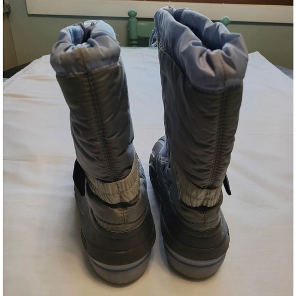 Boys Sorel Boots Size 3Purple Gray - Picture 4 of 9